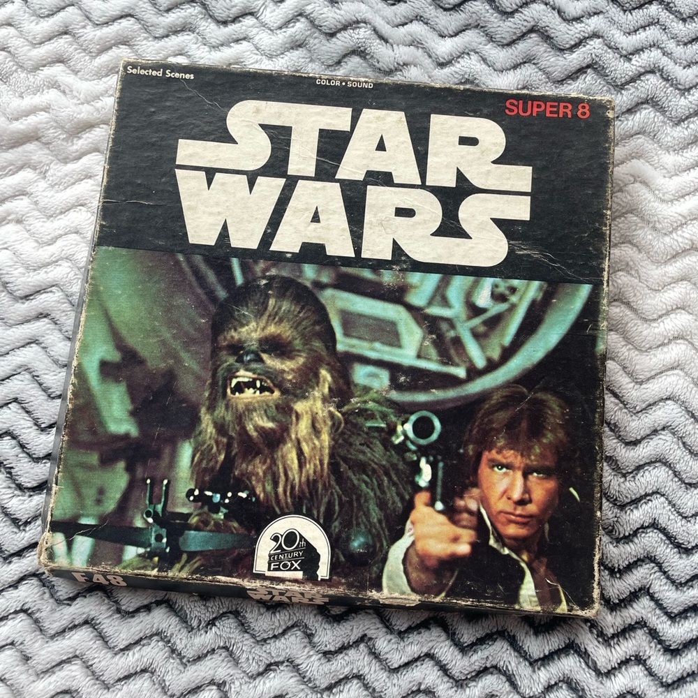 EUC Star Wars Super 8 8mm Projector Movie Film with Color & Sound SUPER RARE!